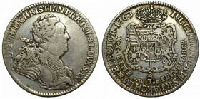 Germany, Saxony, Friedrich Christian, 2/3 thaler 1763