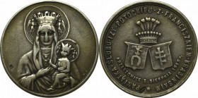 Medal Pamiątka ślubu Izy Potockiej i Franciszka Krasińskiego 1913 RR