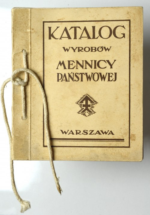 II RP, Katalog wyrobów Mennicy Państwowej Ładnie zachowany egzemplarz. Na ostatn...