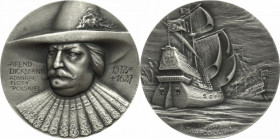 PRL, Medal na 350. rocznicę bitwy pod Oliwą 1987 - srebro Nieopisany