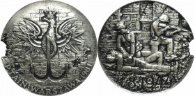 PRL, Medal upamiętniający Powstanie Warszawskie 1944, 1981 Rzadkość