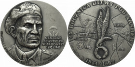 PRL, Medal wybity na pamiątkę 45. rocznicy Bitwy pod Arnhem, 1989
