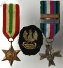 PSZnZ, Zestaw Krzyż Czynu z okuciami Monte Cassino Ankona, Italy Star i orzeł
