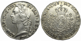 France, Ludovic XVI, Ecu 1768, Orleans - date overstriked