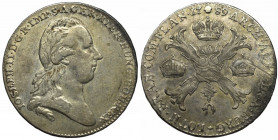Austrian Netherlands, Thaler 1789