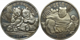China, Pands 1987 - 2 oz silver