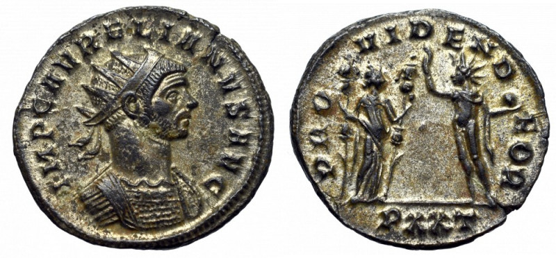 Roman Empire, Aurelian, Antoninian Ticinum Interesting and pictorially very attr...