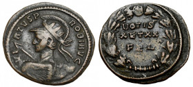 Roman Empire, Probus, Antoninian Ticinum - extremely rare VOTIS RIC var