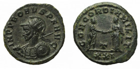 Roman Empire, Probus, Antoninian Siscia - rare shield parma with Medusa RIC var