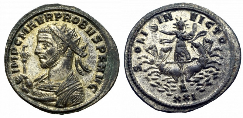 Roman Empire, Probus, Antoninianus Siscia Sol was the favorite and most frequent...