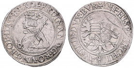 FERDINAND I (1526 - 1564)&nbsp;
1/2 Thaler, b. l. , 14,27g, Linz. MA 3&nbsp;

about VF | about VF , škrábanec | scratch
