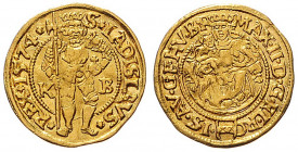 MATTHIAS II (1564 - 1576)&nbsp;
1 Ducat, 1574, 3,5g, KB. Husz 973&nbsp;

VF | VF
