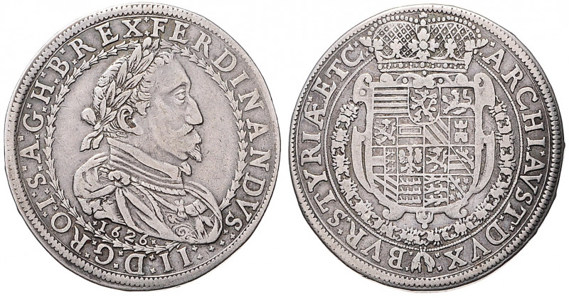 FERDINAND II (1619 - 1637)&nbsp;
1 Thaler, 1626, 26,87g, Graz. Dav 3108&nbsp;
...