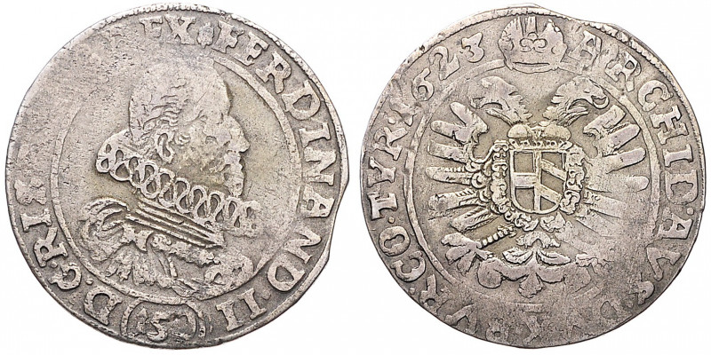 FERDINAND II (1619 - 1637)&nbsp;
150 Kreuzer, 1623, 14,3g, Nisa. Hal 1062&nbsp;...