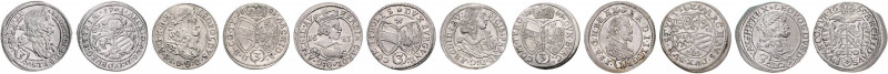 FERDINAND II (1619 - 1637), FERDINAND III (1637 - 1657), LEOPOLD I (1657 - 1705)...