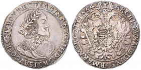 FERDINAND III (1637 - 1657)&nbsp;
1 Thaler, 1654, 28,63g, KB. Dav 3198&nbsp;

VF | VF