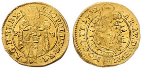 LEOPOLD I (1657 - 1705)&nbsp;
1 Ducat, 1702, 3,47g, KB. Her 368&nbsp;

VF | VF , zvlněný | wavy