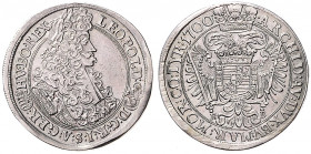 LEOPOLD I (1657 - 1705)&nbsp;
1/2 Thaler, 1700, 14,29g, KB. Her 850&nbsp;

about EF | about EF