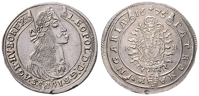 LEOPOLD I (1657 - 1705)&nbsp;
15 Kreuzer, 1675, 6,22g, KB. Her 1041&nbsp;

ab...
