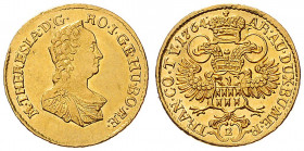 MARIA THERESA (1740 - 1780)&nbsp;
2 Ducats, 1764, 6,96g, Karlsburg. Her 60&nbsp;

about UNC | about UNC