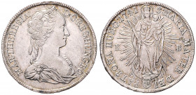 MARIA THERESA (1740 - 1780)&nbsp;
1 Thaler, 1741, 28,71g, KB. Her 560&nbsp;

about EF | about EF