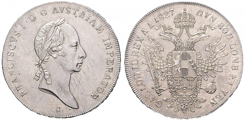 FRANCIS II / I (1792 - 1806 - 1835)&nbsp;
1 Thaler, 1827, 28,03g, C. Früh 192&n...