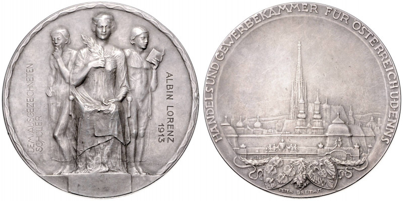 FRANZ JOSEPH I (1848 - 1916)&nbsp;
Silver medal Award for Outstanding Students,...