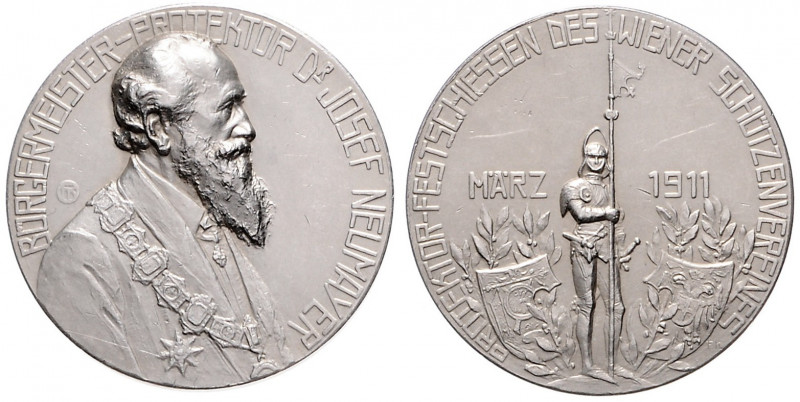 FRANZ JOSEPH I (1848 - 1916)&nbsp;
Silver medal On the Occasion of the Vienna S...