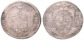 GUIDOBALD von THUN (1654 - 1668)&nbsp;
1/4 Thaler, 1663, 7,03g, Zöt 1811&nbsp;

VF | VF