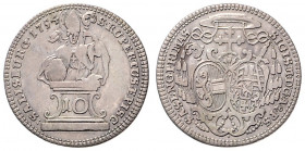 SIGISMUND CHRISTOV (1753 - 1771)&nbsp;
10 Kreuzer, 1754, 3,7g, Zöt 3055&nbsp;

VF | VF