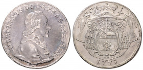 HIERONIMUS GRAF VON COLLOREDO (1772 - 1803)&nbsp;
1 Thaler, 1775, 27,92g, Zöt 3211&nbsp;

VF | VF