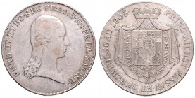 FERDINAND III (1803 - 1806)&nbsp;
1 Thaler, 1803, 28,01g, Zöt 3408&nbsp;

VF | VF