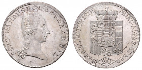 FERDINAND III (1803 - 1806)&nbsp;
20 Kreuzer, 1805, 6,69g, Zöt 2422&nbsp;

about UNC | about UNC , drobné justování | lightly adjusted