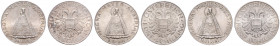 REPUBLIC&nbsp;
Lot 3 coins - 5 Schilling 1934, 1935 and 1936, 45,99g, AMK 34&nbsp;

EF | EF