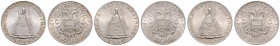 REPUBLIC&nbsp;
Lot 3 coins - 5 Schilling 1934, 1935 and 1936, 45,04g, AMK 34&nbsp;

EF | EF