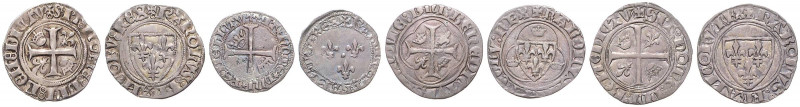 CHARLES VI (1380 - 1422)&nbsp;
Lot 4 coins - Grosz (3x); 1/2 Grosz, 10,31g&nbsp...