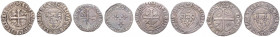 CHARLES VI (1380 - 1422)&nbsp;
Lot 4 coins - Grosz (3x); 1/2 Grosz, 10,31g&nbsp;

VF | VF