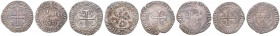 LOUIS XI (1461 - 1488), CHARLES VIII (1483 - 1498)&nbsp;
Lot 4 coins - Grosz w. d., 10,74g&nbsp;

VF | VF