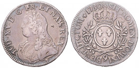 LOUIS XV (1715 - 1774)&nbsp;
Ecu, 1730, 28,87g, Dav 1330&nbsp;

VF | VF