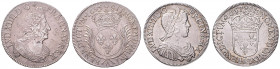LOUIS XIV (1643 - 1715)&nbsp;
Lot 2 coins - 1/2 Ecu 1657, 1695, 26,71g&nbsp;

VF | VF