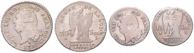 LOUIS XVI (1774 - 1793)&nbsp;
Lot 2 coins - 30 Sols 1791, 15 Sols 1791, 14,82g&nbsp;

VF | VF