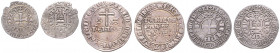 VARIOUS RULERS&nbsp;
Lot 3 coins - Grosz, Blanc, smaller Grosz, w. d., 8,71g&nbsp;

VF | VF