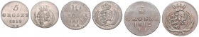 POLAND&nbsp;
Lot 3 coins - 10 Groszy 1813; 5 Groszy 1812; 3 Groszy 1812&nbsp;

VF | VF