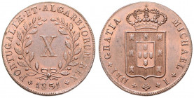 PORTUGAL&nbsp;
10 Reis Michael (1828 - 1833), 1831, 11,55g, KM 390&nbsp;

EF | EF