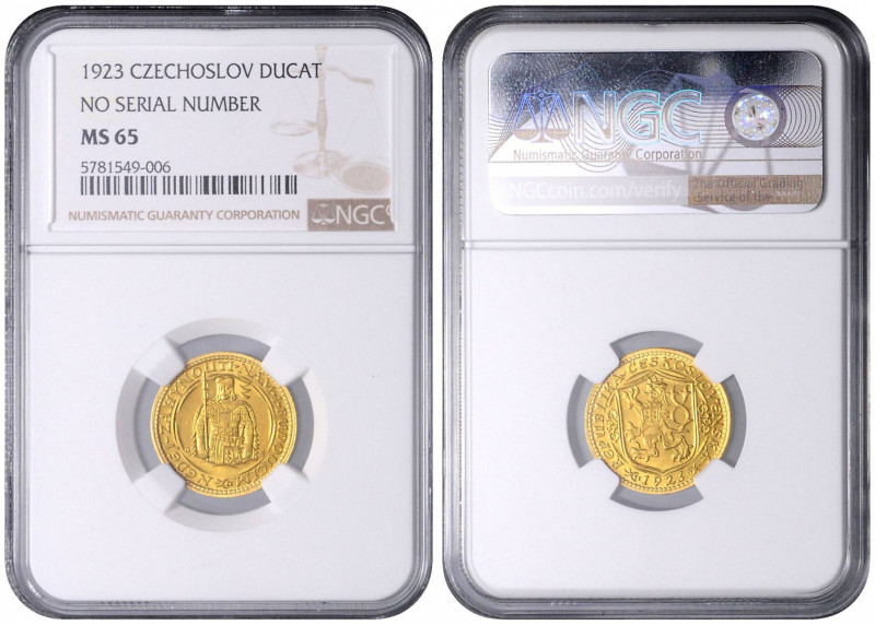 COINS, MEDALS&nbsp;
1 Ducat, 1923, MCH CSR1D-005&nbsp;

UNC | UNC , NGC MS 65