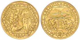 COINS, MEDALS&nbsp;
Gold medal (5 Ducats) Revival of Kremnitz´ mining, 1934, 17,44g, 34 mm, A. Hám, Au 987/1000, MCH CSR-MED9&nbsp;

about UNC | ab...
