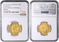 COINS, MEDALS&nbsp;
2 Ducats Charles IV., 1978, 25 mm, Au 986/1000, MCH CSSRD-03&nbsp;

UNC | UNC , NGC MS 66