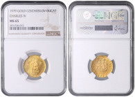 COINS, MEDALS&nbsp;
1 Ducat Charles IV., 1979, 19,75 mm, Au 986/1000, MCH CSSRD-04&nbsp;

UNC | UNC , NGC MS 65