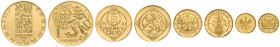 COINS, MEDALS&nbsp;
A Collection of Gold Coins of the CZECH CROWN - 10 000 CZK with a Motif of Prague Grosh, 5 000 CZK with a Motif of Small Grosh of...