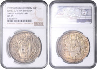 COINS, MEDALS&nbsp;
Silver medal St. Wenceslaus´1000th death anniversary, 1929, 30g, Kremnica. 0. Španiel, 40 mm, Ag 987/1000, MCH CSR1-MED2&nbsp;
...